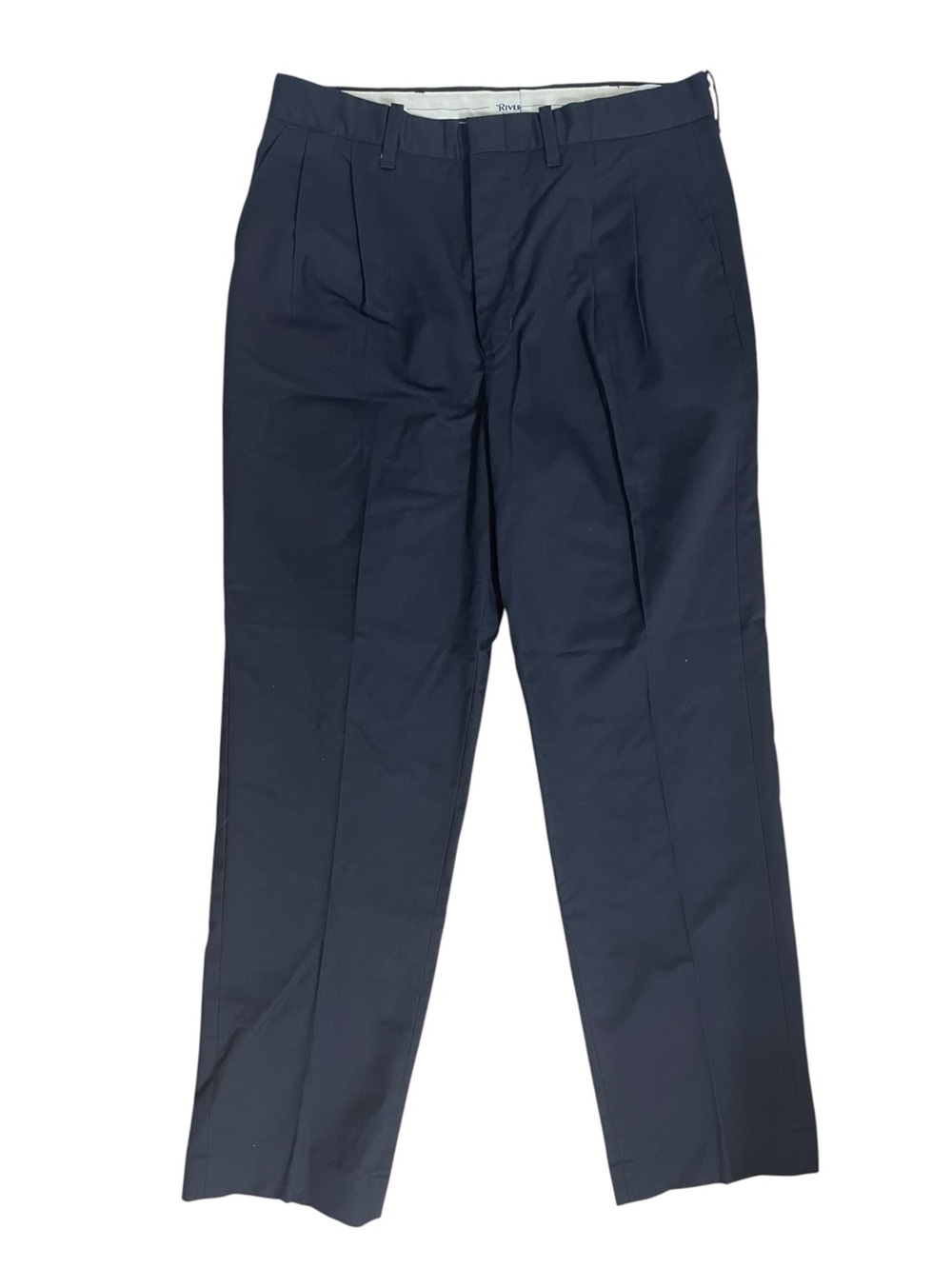 Riverside Men Pleated Chino Trousers Workwear Pants Made in USA 32x30